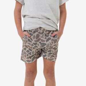 BURLEBO Kids Camo Print Shorts